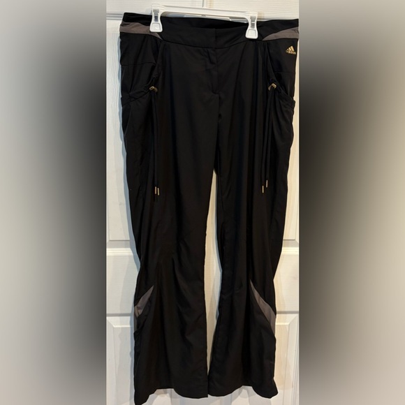 adidas Pants - Adidas Women's Black and Gray Track Pants